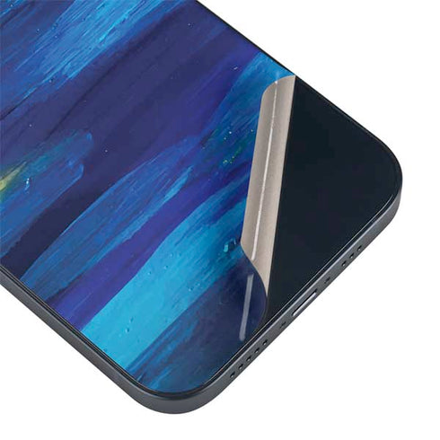 Ocean Blue Brush Stroke by Etta Vee iPhone Skins